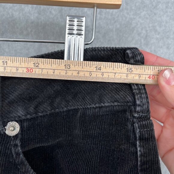 Silver Jeans Womens Corduroy Bootcut Pants Size 31 Black Classic Neutral - Picture 9 of 13